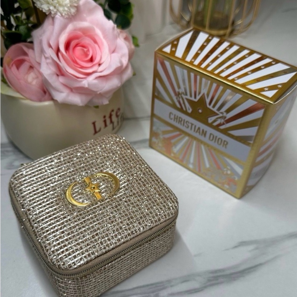 Christian Dior 2025 Holiday Limited Edition Zip- around Jewelry Case - NIB!
